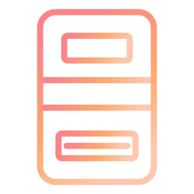 Dosya. Web simgesi basit illüstrasyon