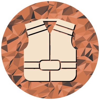 Bir yeleğin vektör illüstrasyonu