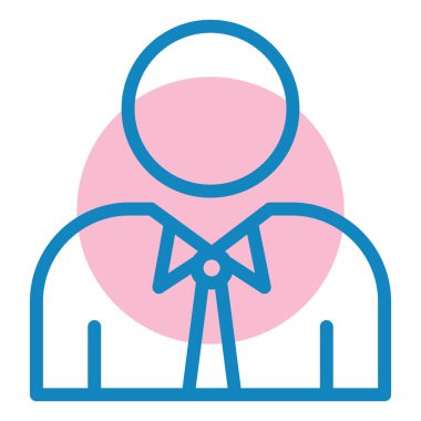 İş adamı. Basit illüstrasyon