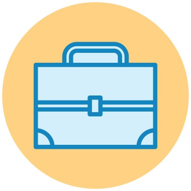 Çanta. Web simgesi basit illüstrasyon