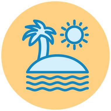 Kumsal. Web simgesi basit illüstrasyon