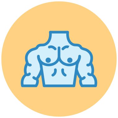 İnsan vücudu. Basit illüstrasyon