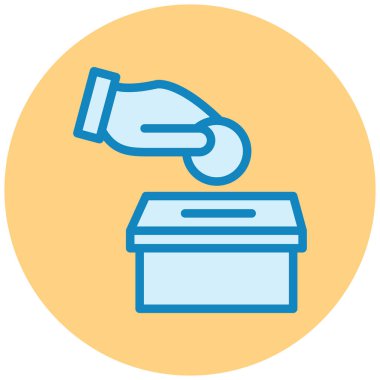 Kutu. Web simgesi basit illüstrasyon