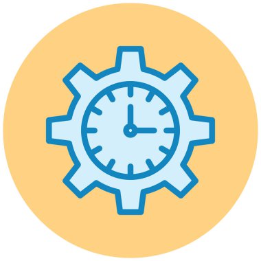 zaman yönetimi vektör simgesi