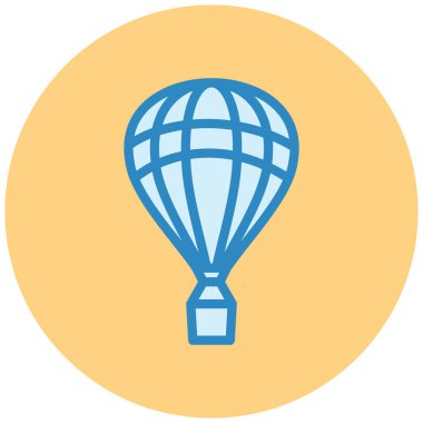 sıcak hava balonu. vektör çizim