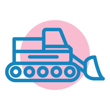 Kazıcı. Web simgesi basit illüstrasyon