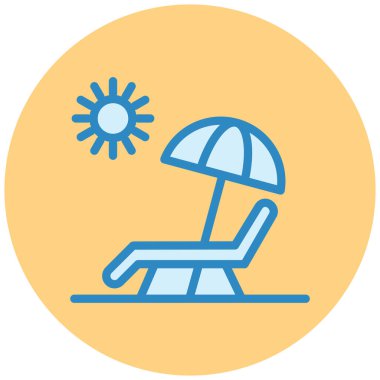 Plaj sandalyesi. Basit tasarım