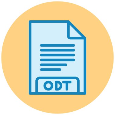 dosya biçimi simgesi, vektör illüstrasyonu