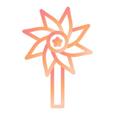 Fırıldak simge vektör çizim