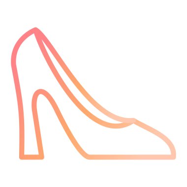 Yüksek Topuklar modern ikon vektör illüstrasyonu 