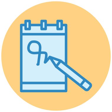 Takvim. Web simgesi basit illüstrasyon