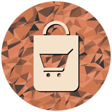 Alışveriş çantası. vektör illüstrasyonu