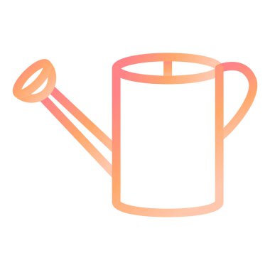 watering can icon. outline illustration of coffee pot vector icons for web