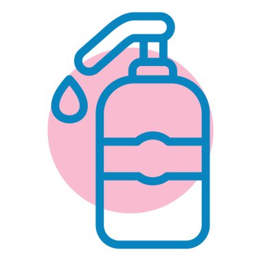 Su. Web simgesi basit illüstrasyon