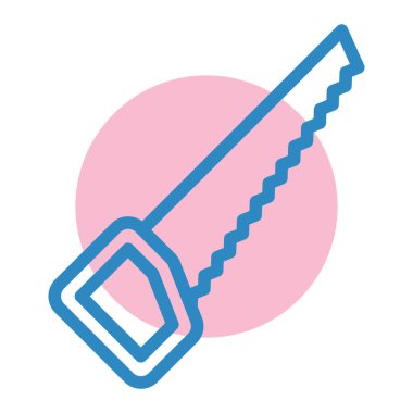 Gördüm. Web simgesi basit illüstrasyon