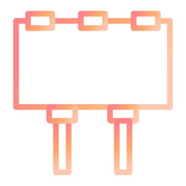 Fatura tahtası. Web simgesi basit illüstrasyon