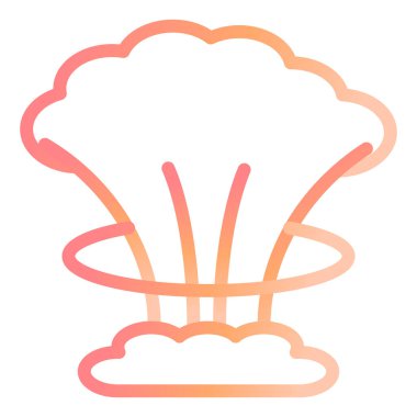 Patlama modern simge vektör çizimi 