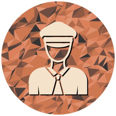 Takım elbiseli bir adamın vektör çizimi