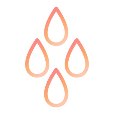 Kan damlası ikonu. düz dizayn biçimi 10