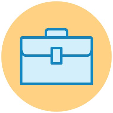 Çanta. Web simgesi basit illüstrasyon