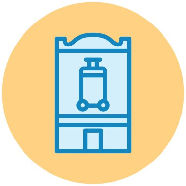 Modern b 'nin vektör illüstrasyonu eksik simgesi