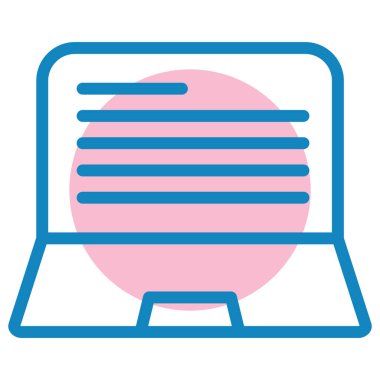 Bilgisayar. Web simgesi basit illüstrasyon