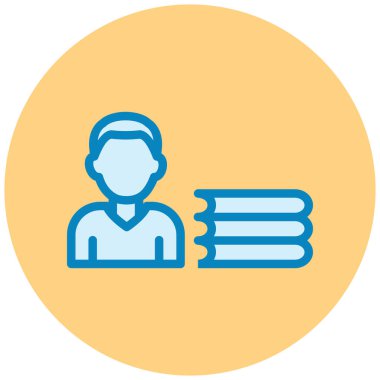 kullanıcı. Web simgesi basit illüstrasyon