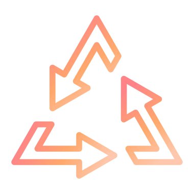 Geri dönüşüm simgesinin gösterimi