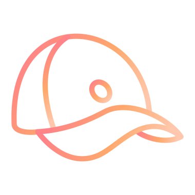 Cap modern simge vektör illüstrasyonu 