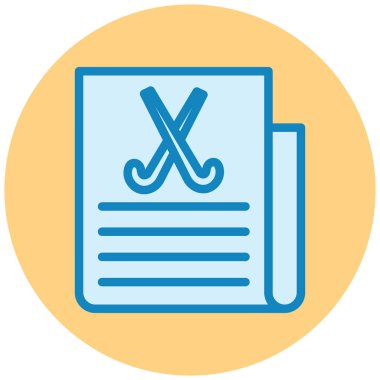 Belge. Web simgesi basit illüstrasyon