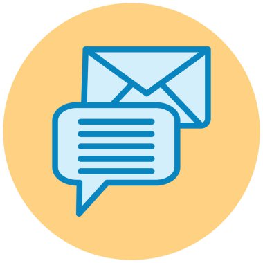 Mektup. Web simgesi basit illüstrasyon