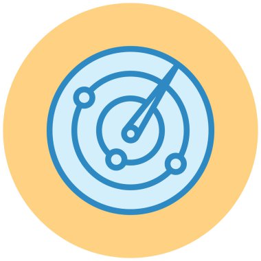 Hedef. Web simgesi basit illüstrasyon