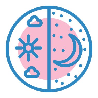 Bir pasta simgesinin vektör illüstrasyonu