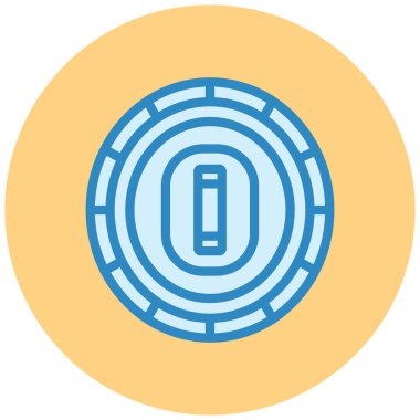 anahtar deliği simgesi, vektör illüstrasyonu basit tasarım