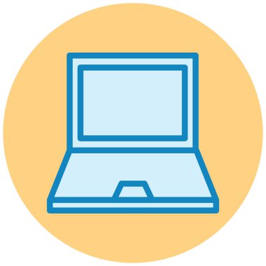 Bilgisayar. Web simgesi basit illüstrasyon