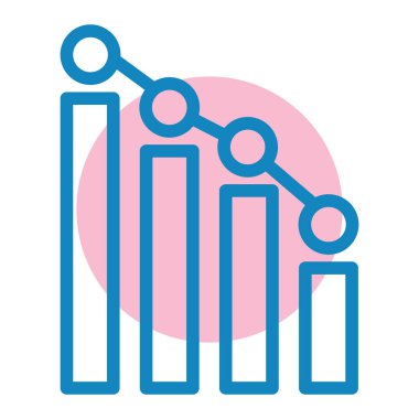 Bar çizelgesi. Web simgesi