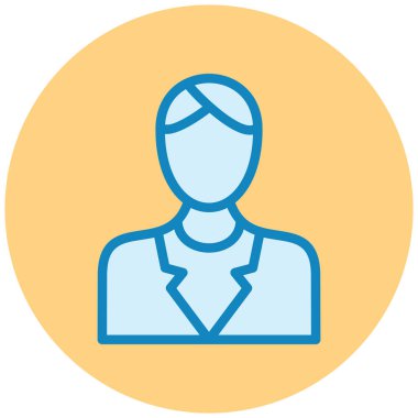 avatar. Web simgesi basit illüstrasyon