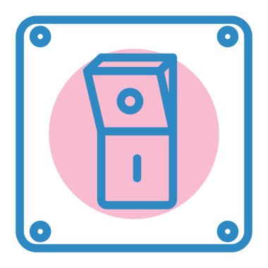 Modern b 'nin vektör çizimi dizüstü bilgisayarın ikonundan yoksun