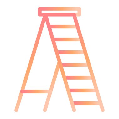 merdiven modern simge vektör illüstrasyonu 