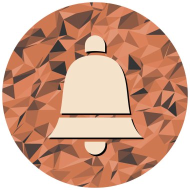 Alarm saat simgesi vektör illüstrasyonu