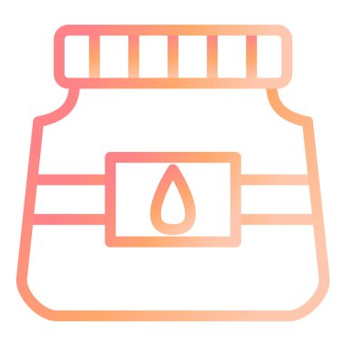 Mürekkep modern simge vektör illüstrasyonu 