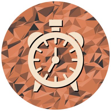 Saat simgesi vektör illüstrasyonu