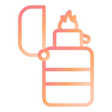 Daha hafif modern simge vektör illüstrasyonu 