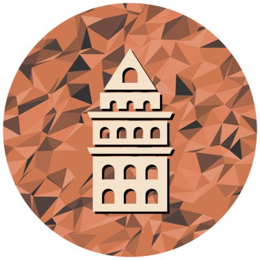 Bir binanın vektör illüstrasyonu