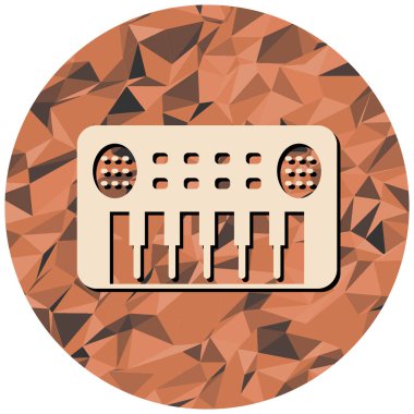 Bir müzik simgesinin illüstrasyonu