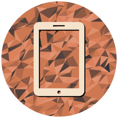 cep telefonu simgesi. web tasarımı için akıllı telefon vektör simgelerinin düz çizimi