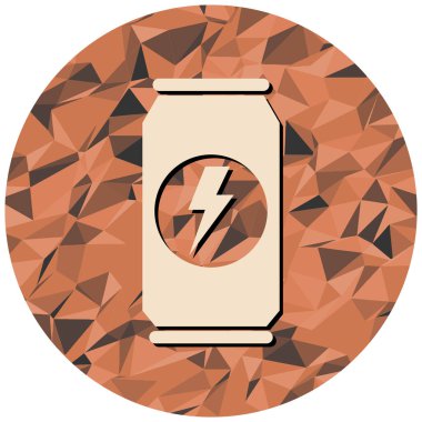 Modern b 'nin vektör illüstrasyonu kahve ikonundan yoksun