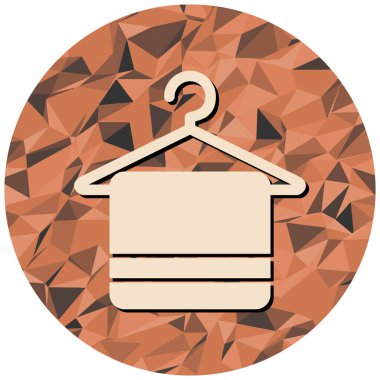 askı simgesi vektör illüstrasyonu