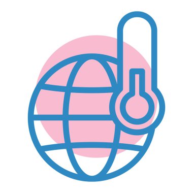 Termometre. Web simgesi basit tasarım