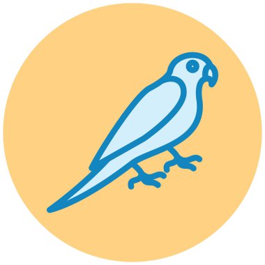 Kuş. Web simgesi basit illüstrasyon